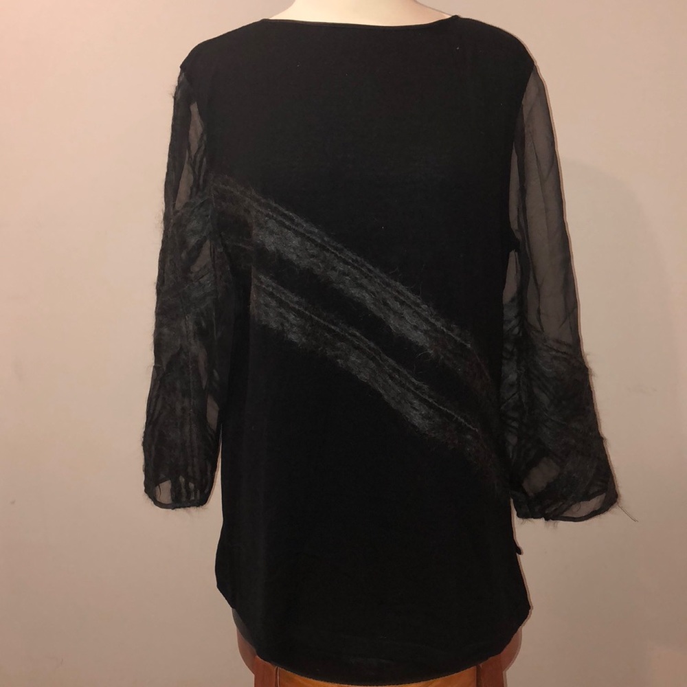 Gianfranco Ferre Wool & Silk Blouse Sz 12